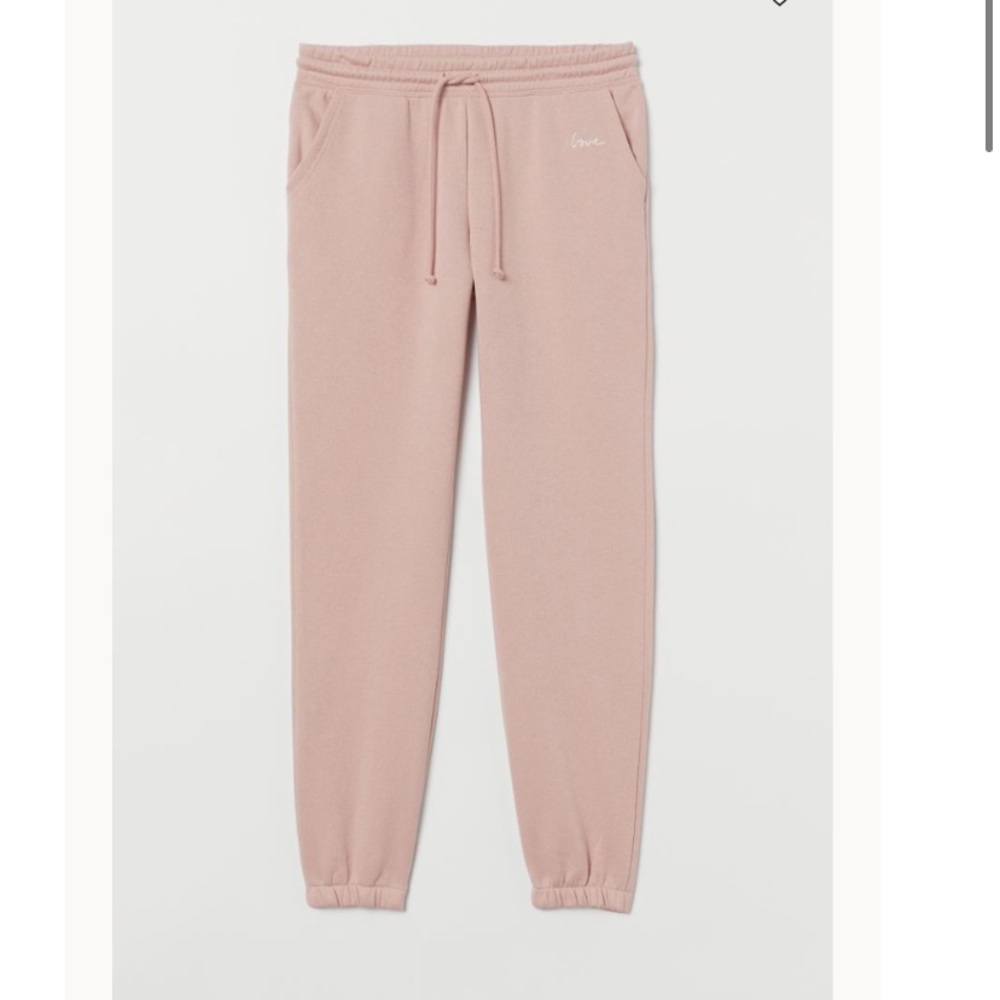 H&M pink sweatpants :)